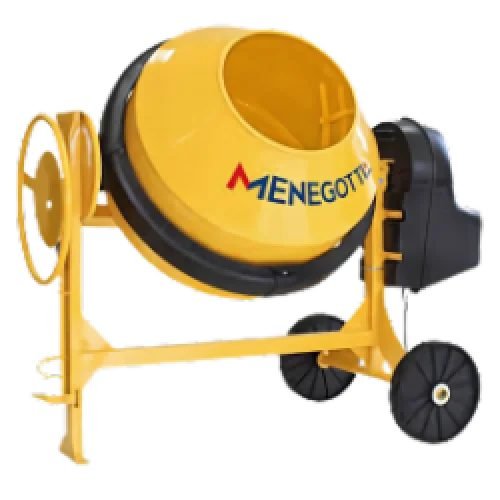 BETONEIRA 400L C/ MOTOR 2CV MONOFÁSICO 220V RODA PLÁSTICA